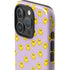 Purple Happy Face Pattern iPhone 16 Pro Impact Case